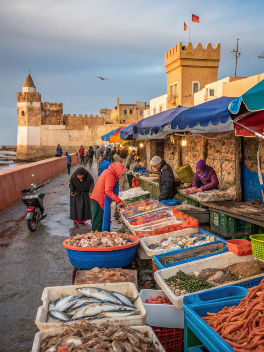 essaouira seafood market
