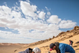morocco fossil hunting trilobites