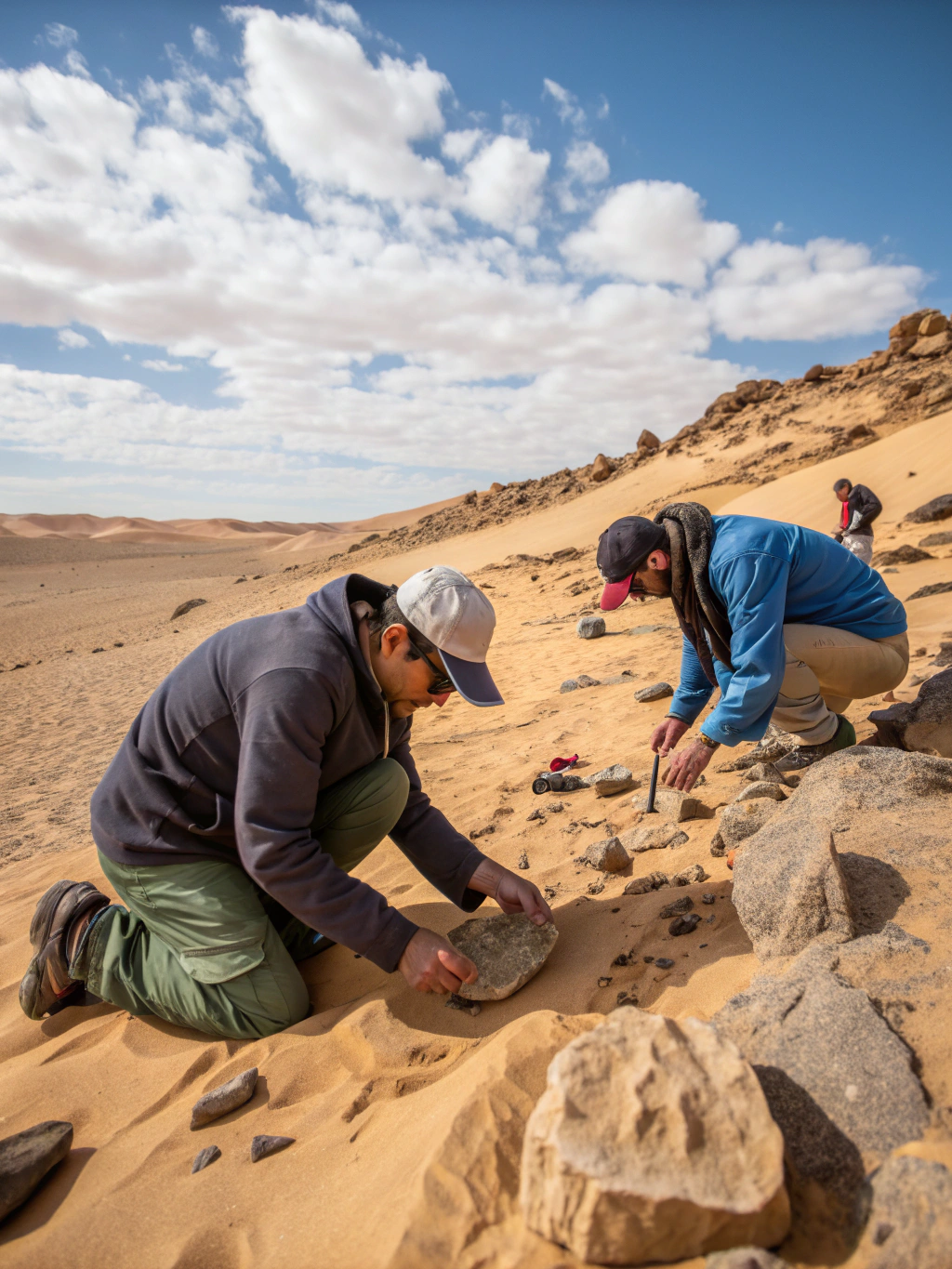morocco fossil hunting trilobites