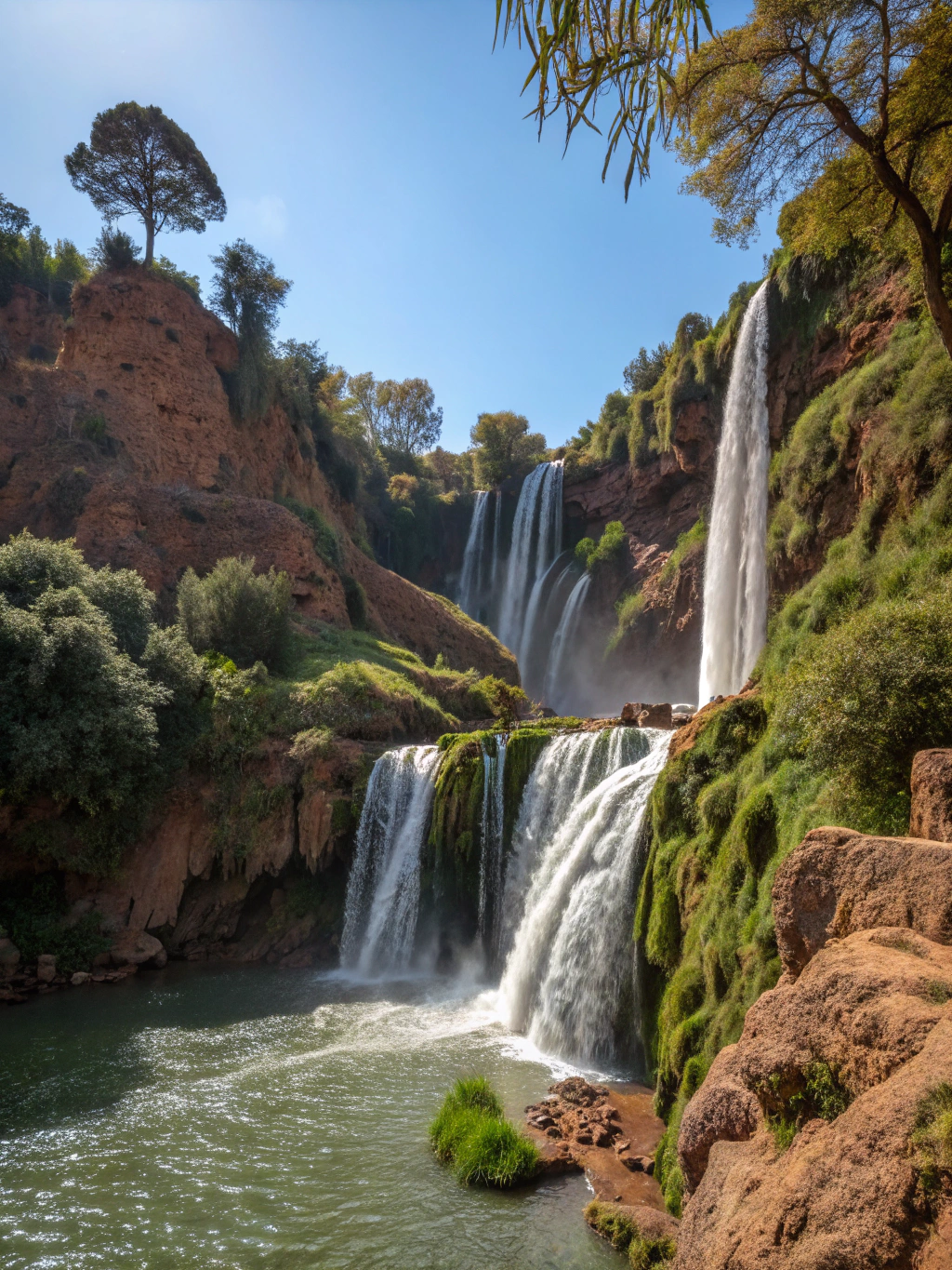ouzoud waterfall
